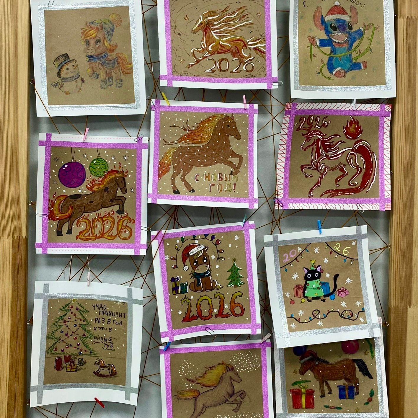 В художественной школе прошли новогодние мастер-классы