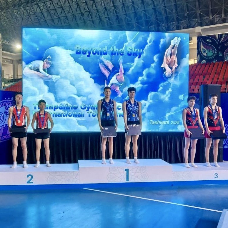 Тимур Бахтияров и Николай Енгуразов — победители международных соревнований по прыжкам на батуте