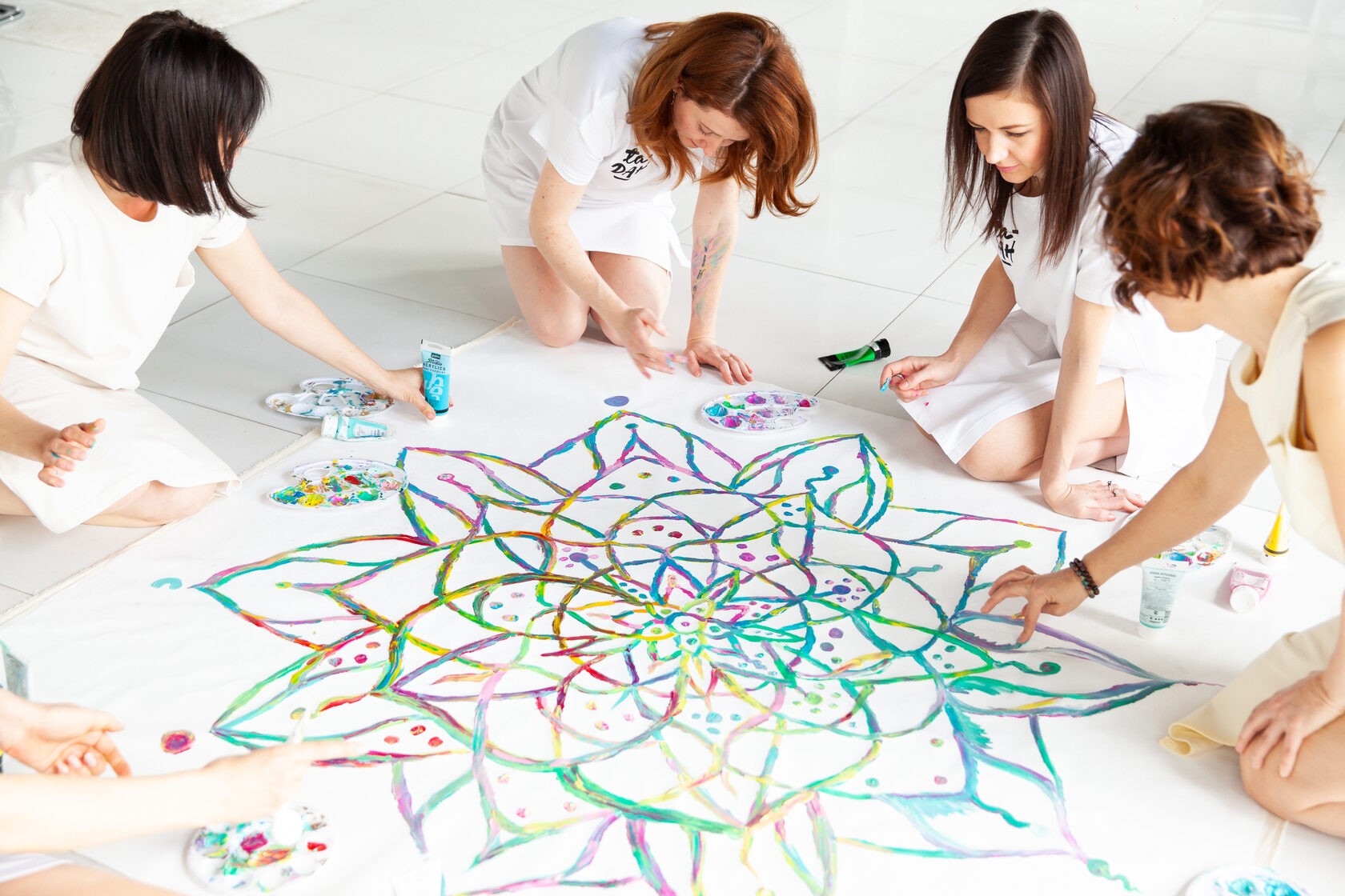 В Альметьевске проходят арт-терапевтические занятия для будущих мам