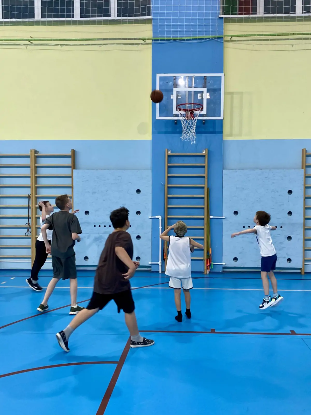 Баскетбол на базе Татарской гимназии